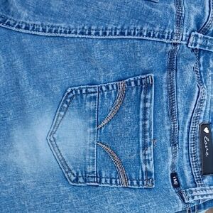 Blue Denim Jeans with Pocket Detail Sz 11